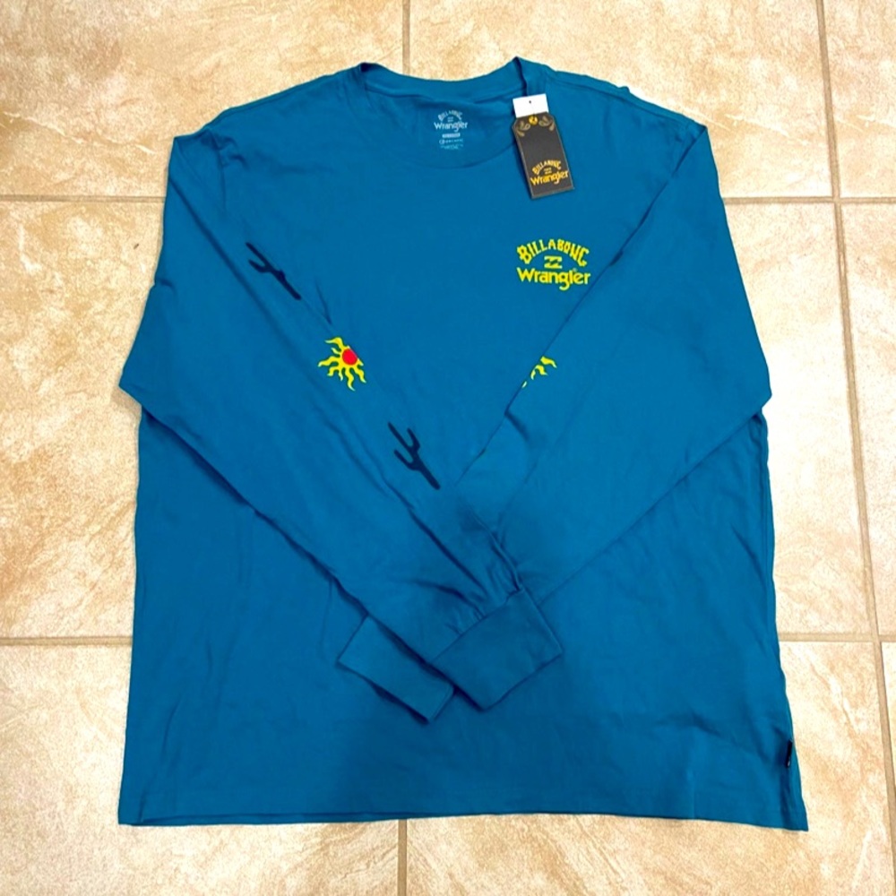 Billabong x Wrangler Men’s Long Sleeve Sunlight T-Shirt